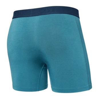 Men's quick-drying SAXX VIBE super soft boxer shorts - navy blue.