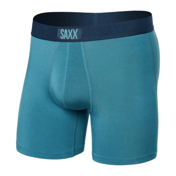 Men's quick-drying SAXX VIBE super soft boxer shorts - navy blue.