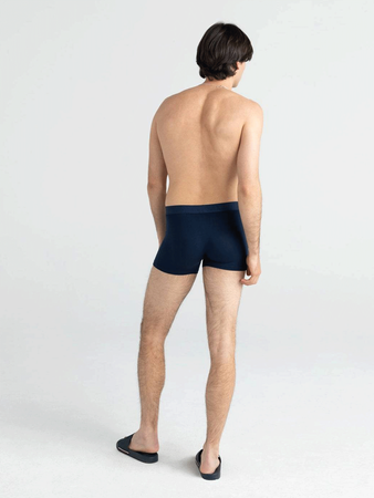 Men's short quick-drying SAXX VIBE Trunk boxers - navy blue.