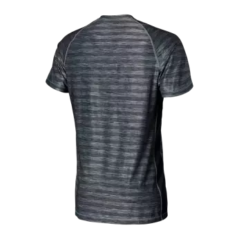 Men's short-sleeved sports t-shirt made from recycled materials SAXX HOT SHOT - black.