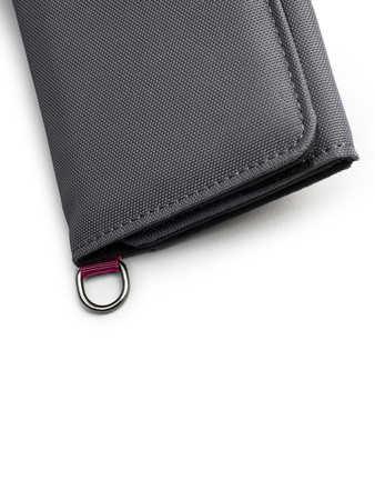 Men's small RFID Pacsafe wallet - dark grey