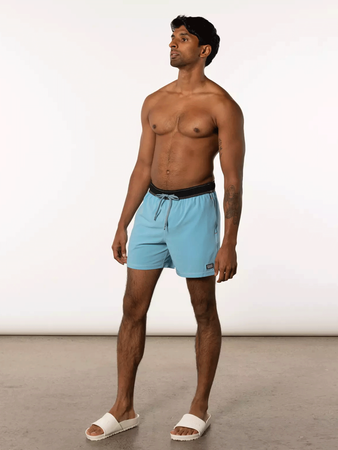 Men's swim shorts with 2-in-1 pockets SAXX OH BUOY - short - blue.