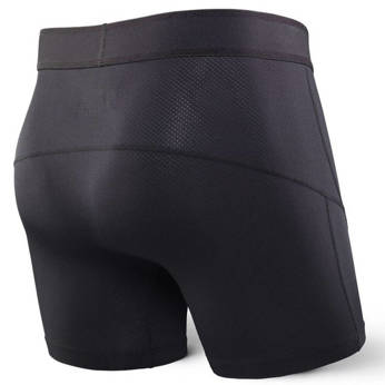 Men's training boxers SAXX KINETIC Boxer Brief - black.