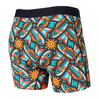 Men's trekking / sports boxers with the Saxx Quest Boxer Brief fly flying fish