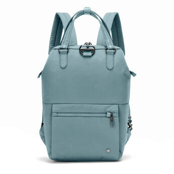 Mini women's anti-theft backpack Pacsafe Citysafe CX Econyl - mint green