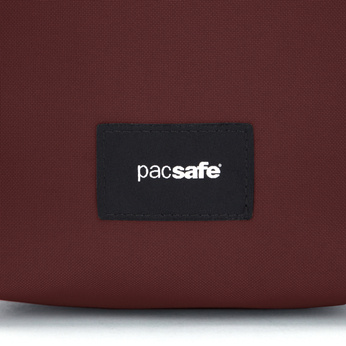 Pacsafe Go anti-theft shoulder city bag - burgundy