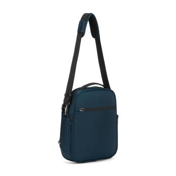 Pacsafe Metrosafe LS250 CX Econyl® anti-theft shoulder city bag - navy blue.