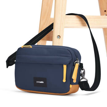 Pacsafe® go anti-theft crossbody bag - navy blue