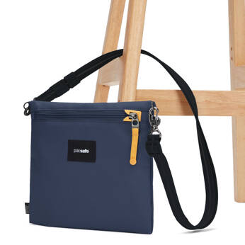 Pacsafe® go anti-theft crossbody pouch - navy blue