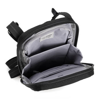 Pacsafe RFIDsafe anti-theft city shoulder bag - black