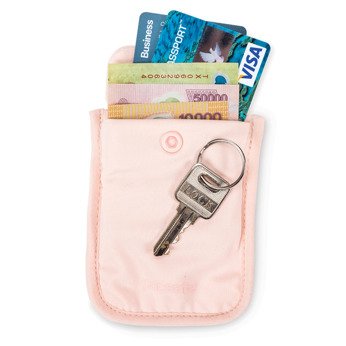 Pacsafe coversafe® s25 secret travel bra pouch - pink