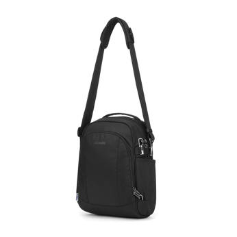 Pacsafe metrosafe ls250 anti-theft urban shoulder bag with econyl - black