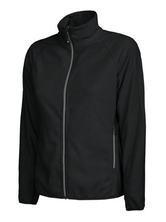 Polar Melton Lady Full Zip D.A.D - Black