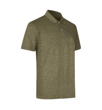 Polo shirt, active, brand ID - Olive Melange