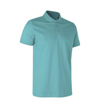 Polo shirt, ecological, brand ID - Turquoise