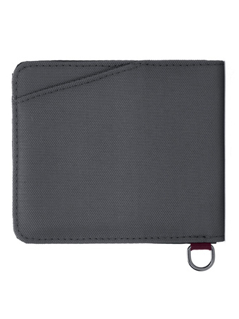 RFIDsafe recycled anti-theft double wallet - dark grey