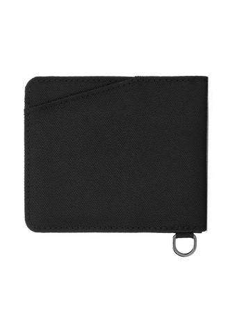 Recycled anti-theft wallet with RFIDsafe - black