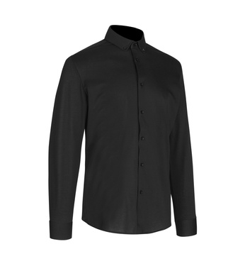 SEVEN SEAS The Jersey, slim, marki ID - Black