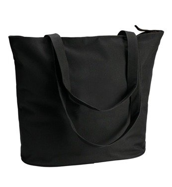 Shopping beach bag black