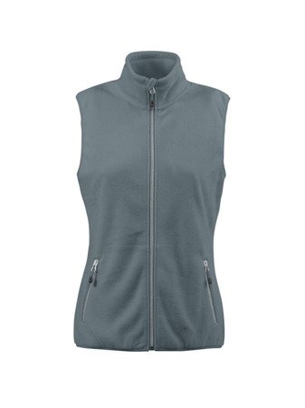 Sleeveless Sideflip Lady vest by Printer Red Flag - Gray.