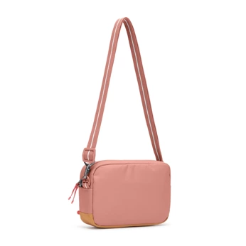 Small Pacsafe Go urban anti-theft bag - pink