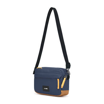 Small urban anti-theft bag Pacsafe Go - navy blue