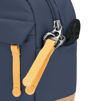 Small urban anti-theft bag Pacsafe Go - navy blue