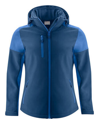 Softshell with detachable hood Prime Softshell Lady by Printer - Navy Blue.