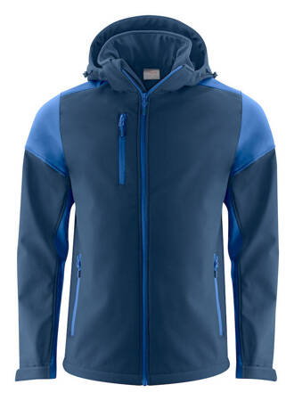 Softshell with detachable hood Prime Softshell by Printer - Navy blue.