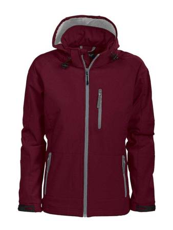 Softshell women's jacket Grizzly Tulsa Lady D.A.D - Burgundy.