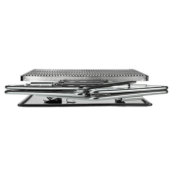 Stainless steel tourist grill - folded