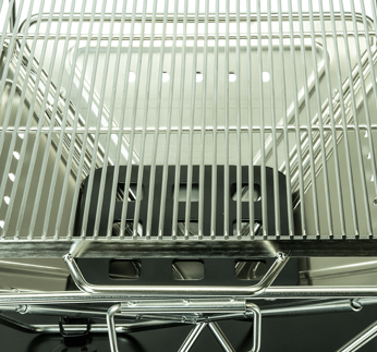 Stainless steel tourist grill - folded