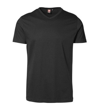 T-Time V-Neck T-Shirt from ID, Black