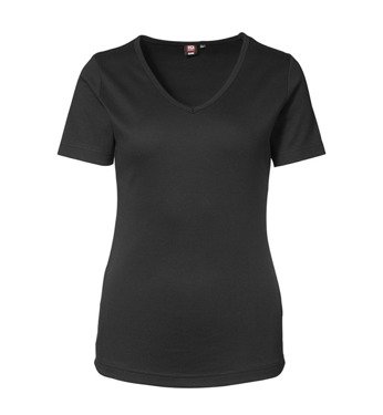 T-shirt- ID INTERLOCK V-REC weave, Black