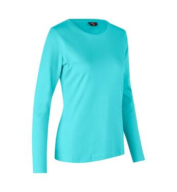 T-shirt Interlock, long sleeve, women's, brand ID - Mint