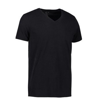 T-shirt V-Neck T-shirt from ID-Black