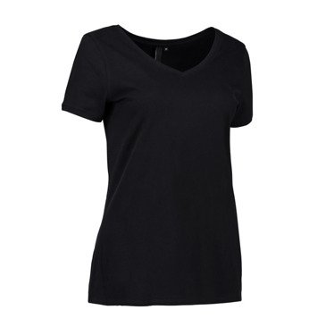 T-shirt V-Neck T-shirt from ID-Black