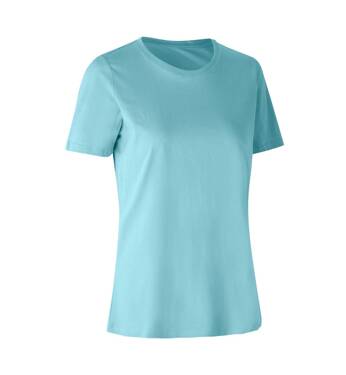 T-shirt, ecological, women's, ID brand - Turquoise