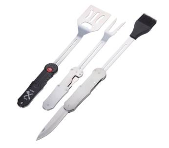 TROIKA bbq grill cutlery set