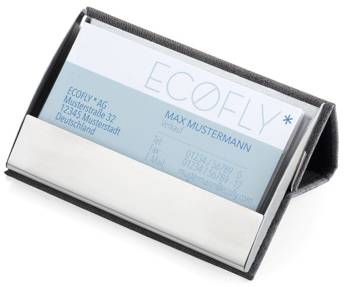 TROIKA business card case card stand