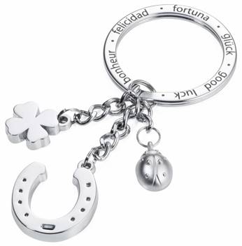 TROIKA keychain glücksbringer horseshoe