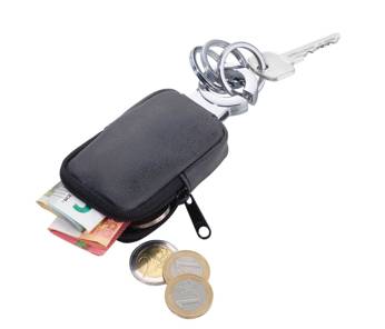 TROIKA keychain with hidden compartment clean click.