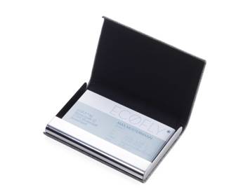 TROIKA marble safe credit card case - gray