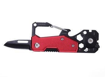 TROIKA mini tool toolinator - red