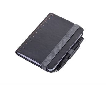 TROIKA notebook lilipad+liliput - black