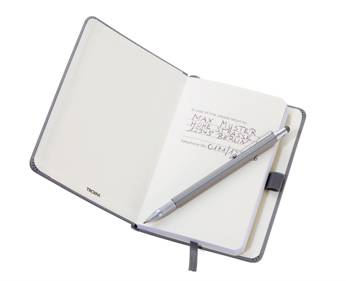 TROIKA notepad slimpad a6 - gray