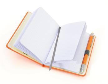 TROIKA notepad slimpad a6 soft - orange