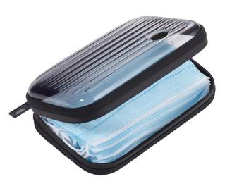 TROIKA rigid travel case clear case