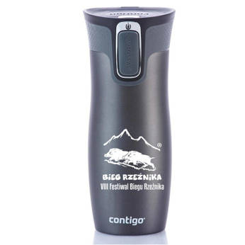 Thermal Mug Contigo West Loop 2.0 470 ml - Gunmetal - Bieg Rzeźnika 