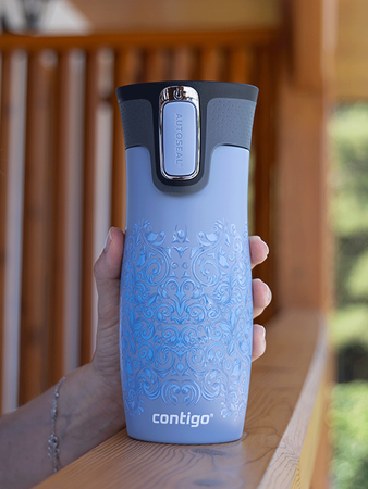 Thermal Mug Contigo West Loop 2.0 470ml „Glamour Blue”